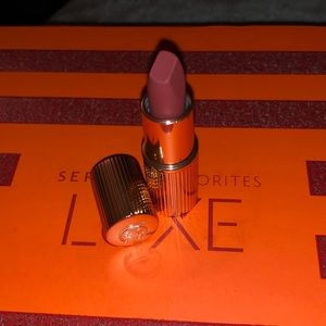 Mini charlotte tilbury walk of no shame lipstick.